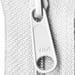 YKK Long Pull Zipper - Designer Accent Zipper - Purse Zipper - White - 9" zipper - 14" zipper - 22" zipper