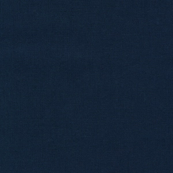 Essex Linen - Navy - Linen-Cotton Blend - Robert Kaufman Fabrics