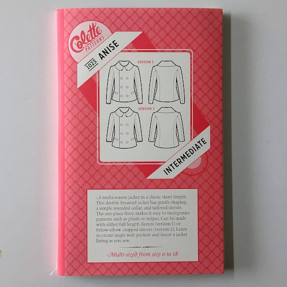 Anise By Colette Patterns Paper Sewing Pattern Jacket Etsy Enchanting Sewing Pattern Paper Anise By Colette Patterns Paper Sewing Pattern Jacket Etsy Enchanting Sewing Pattern Paper