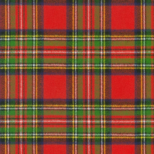 Mammoth Flannel in Red - Robert Kaufman - Cotton Flannel Fabric - Apparel Fabric by the Yard