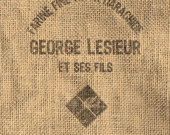 Image Transfer | Vintage Look French Grain Sack | Digital Download 8 1/2 x 11 in