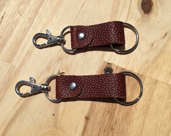 Horween Chromexcel Keyfob Premium Pull-Up Cuir Bordeaux Marron Noir Horween Chromexcel Keyfob Premium Pull-Up Cuir Bordeaux Marron Noir