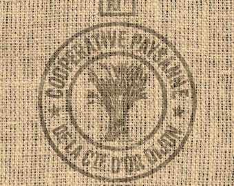 1930s VINTAGE GRAIN SACK Image Transfer - Digital Download 8 1/2 x 11 in.