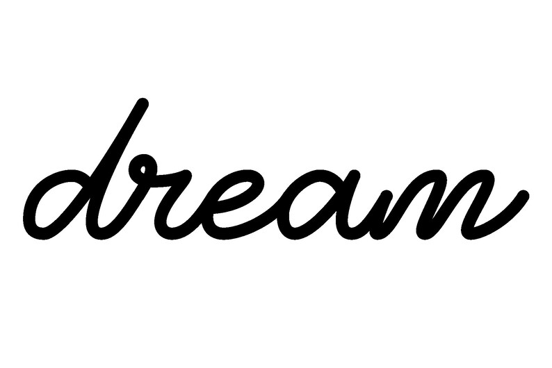 Script Words Laser Cut Pattern SVG File for Laser Cutting Etsy