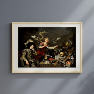 Dream Art - Allegory of Life’s Transience – Symbolic Renaissance Art Print - Traditional Art - Baroque