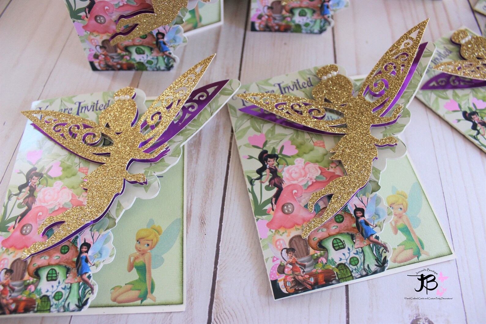 Tinker Bell Invitations Tinker Bell Birthday Invites Fairy Birthday