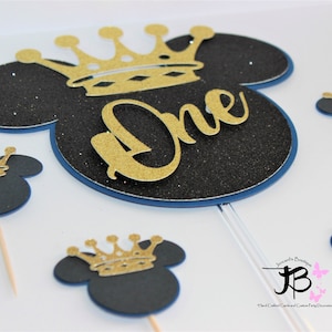 Mickey Mouse Prince Cake Topper, Prince Mickey Mouse Cake Topper, Prince Mickey Baby Shower, Prince Cake Topper, Mickey Birthday Cake Topper