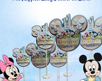 Babyland Centerpiece, The Happiest Baby Shower on Earth Centerpiece, Disneyland Party Decor, Baby Shower Centerpiece, Babyland Theme Decor