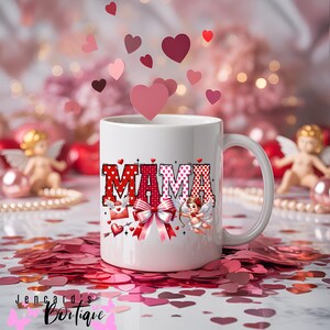 Alla hjärtans dag-kaffemugg, mamma-kaffemugg, 450 ml vit keramik, bibelmugg, tro-present till alla hjärtans dag, mamma-alla hjärtans dag-kaffemugg