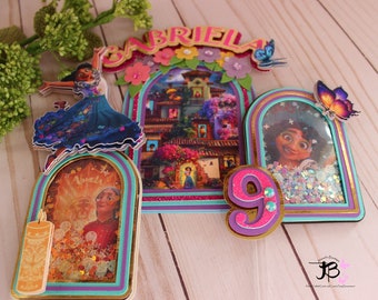 Topper de bolo Encanto, Topper de bolo de aniversário Encanto, Topper Encanto, Decoração de festa Encanto, Topper Mirabel Encanto, Isabella EncantoTopper