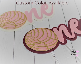 Concha Cake Topper: Mexican Pan Dulce Party Decoration