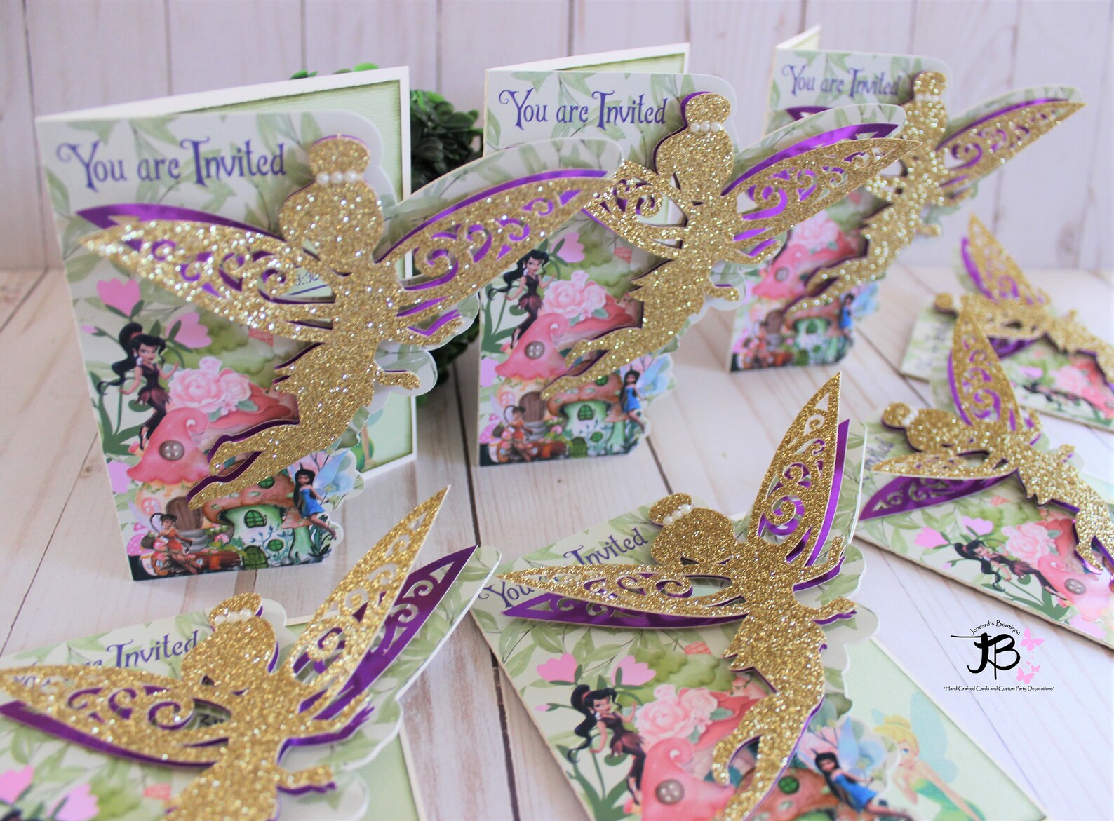 Tinker Bell Invitations Tinker Bell Birthday Invites Fairy Birthday