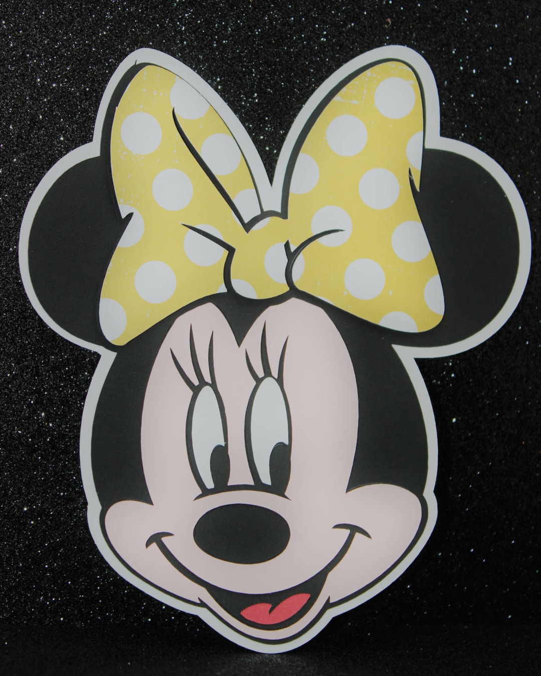 Minnie Mouse Handmade Invitations Polka Dots Minnie Invites Etsy