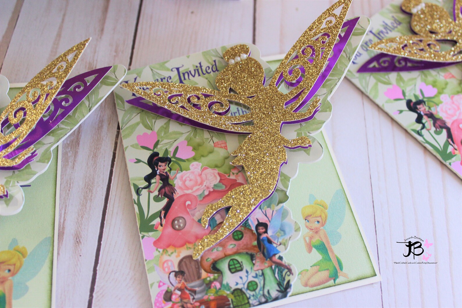 Tinker Bell Invitations Tinker Bell Birthday Invites Fairy Birthday