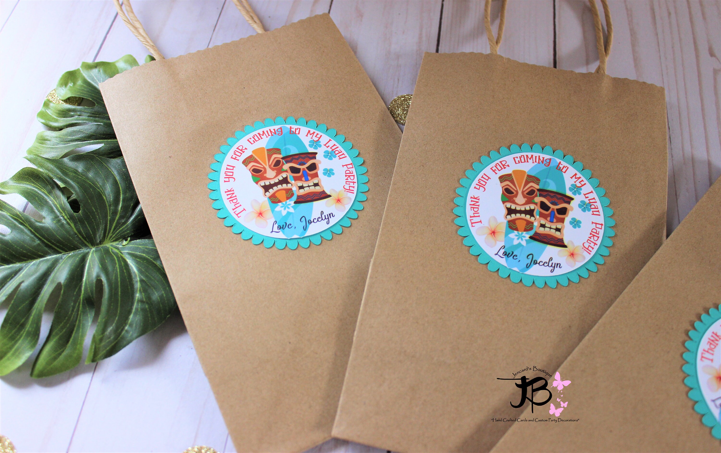Luau Favor Bags Luau Party Favor Luau Candy Bags Hawaiian  Etsy