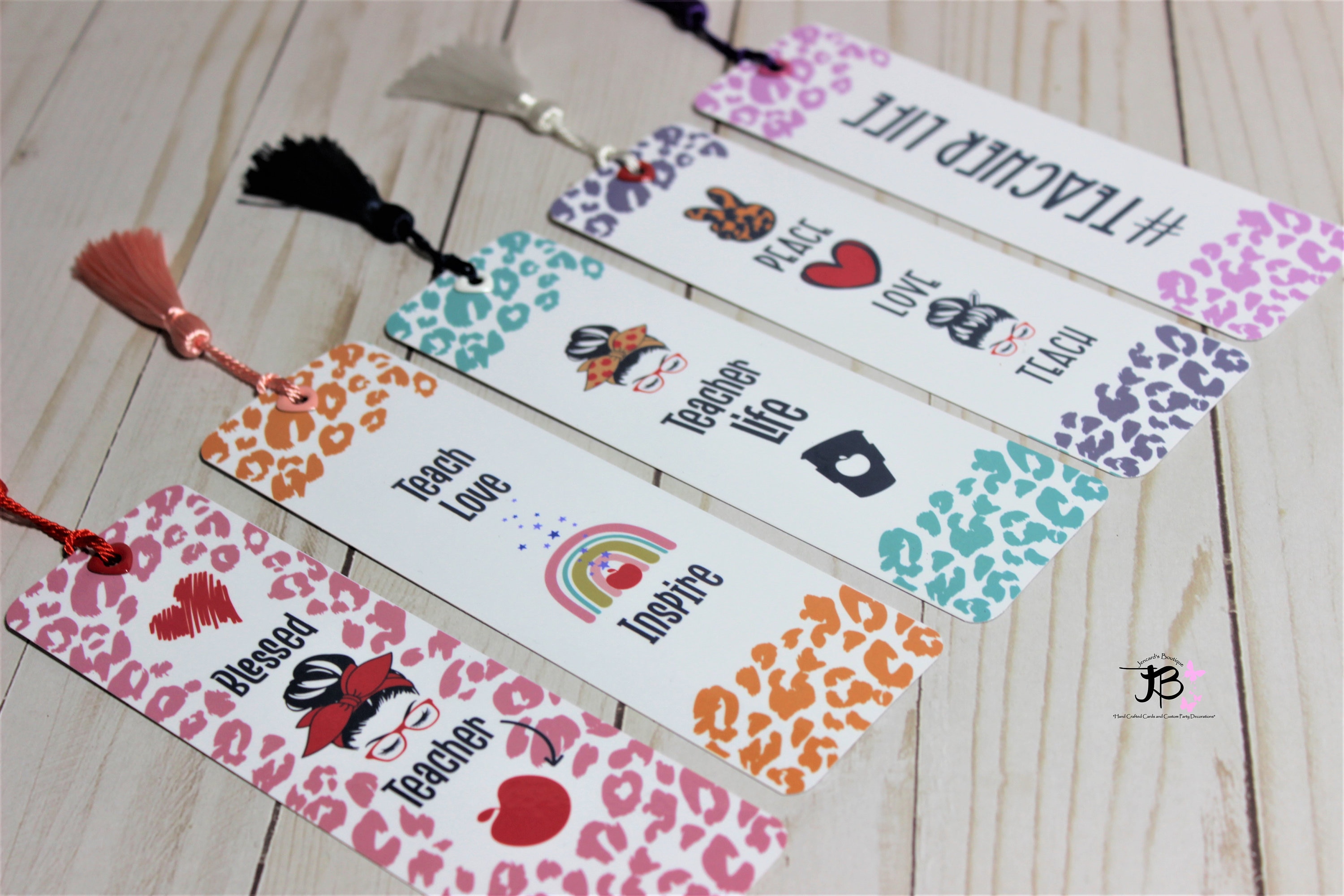 Personalized Bookmarks, Custom Bookmarks, Personalized Teachers Gift ...