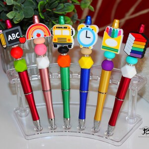 Beaded Pen, Custom Beaded Pens, Teacher Beaded Pen, Teacher Appreciation Gift, Beaded Pen, Teacher Gift
