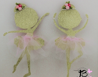 Ballerina Center piece, Ballerina Cake Topper, Custom Cake Topper, Ballerina Party Decoration, Ballerina Party Decoration, Ballerina  Topper