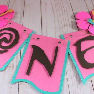 Moana ONE Girlande: Handgemachte Partydekoration