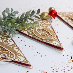 Christmas Banner, Vintage Christmas Banner, Christmas Garland, Farmhouse Christmas Decor, Joy Christmas Banner, Vintage Christmas Decor