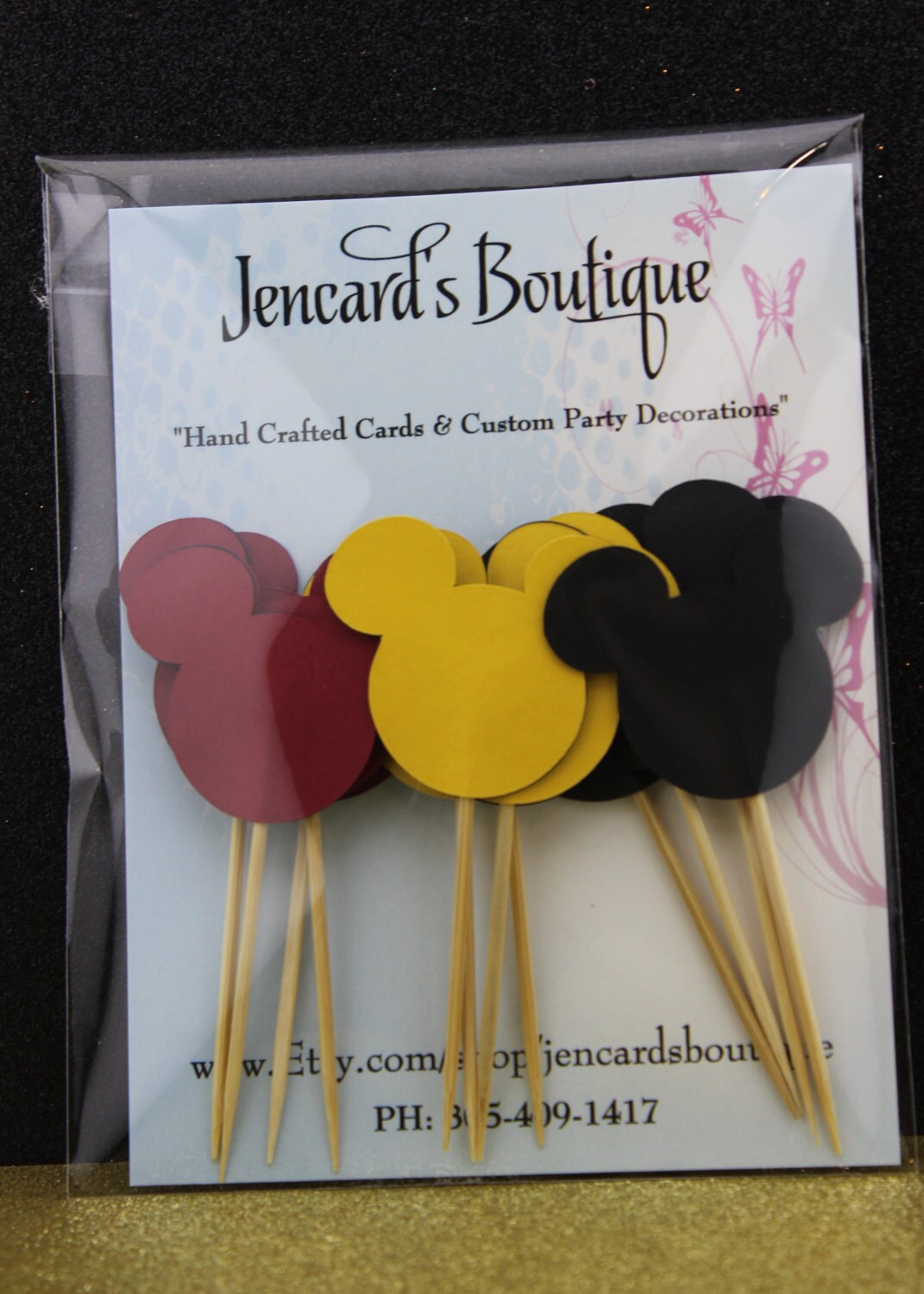 Mickey Mouse Cupcake Toppers Minnie Mouse Cupcake Toppers | Etsy