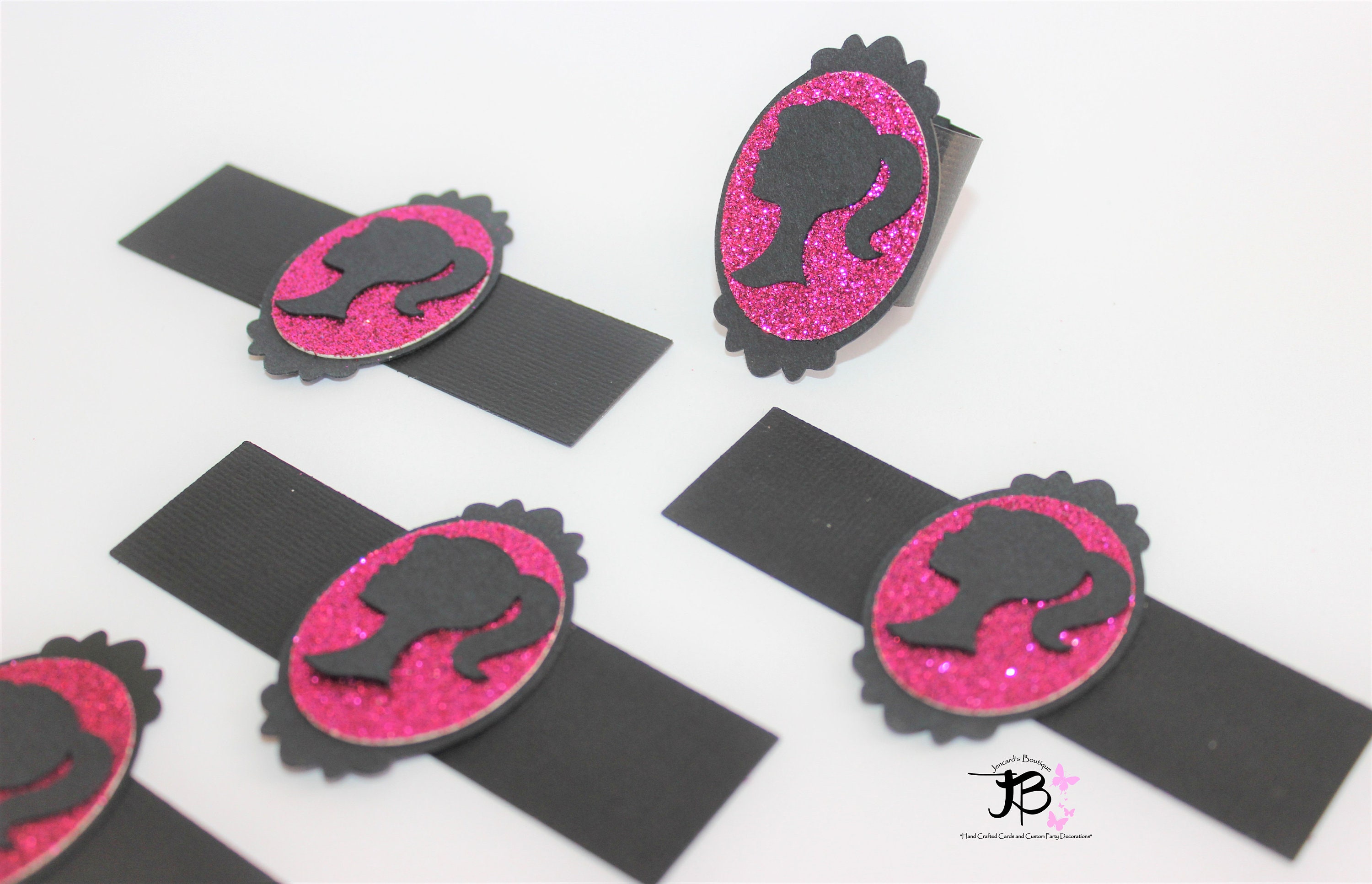 Barbie Napkins Ring Set Barbie Utensil Set Barbie | Etsy