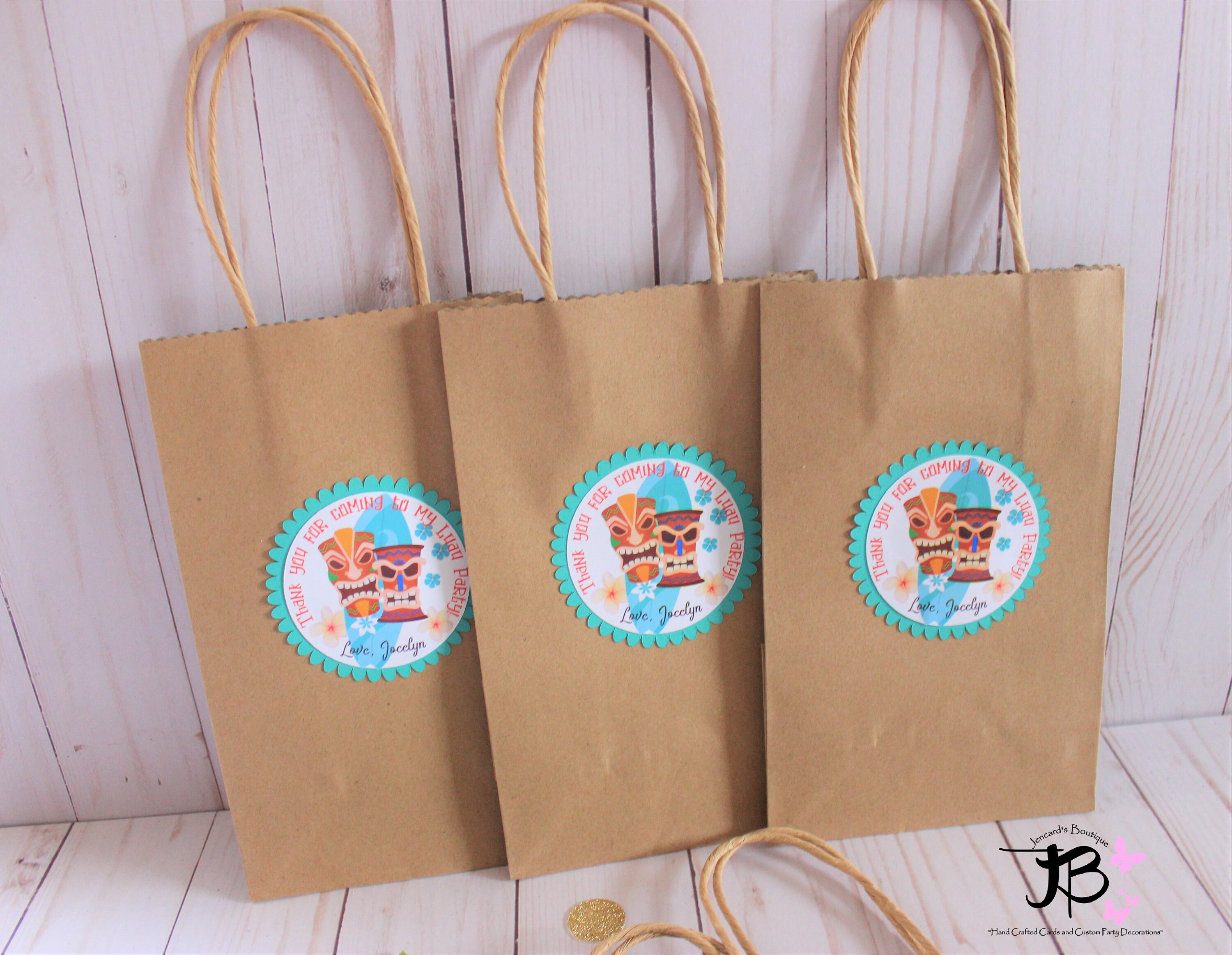 Luau Favor Bags Luau Party Favor Luau Candy Bags Hawaiian  Etsy