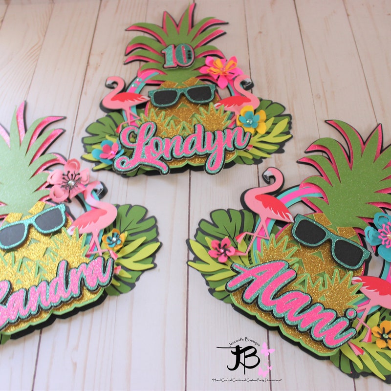 Hawaiian Cake Topper - Etsy