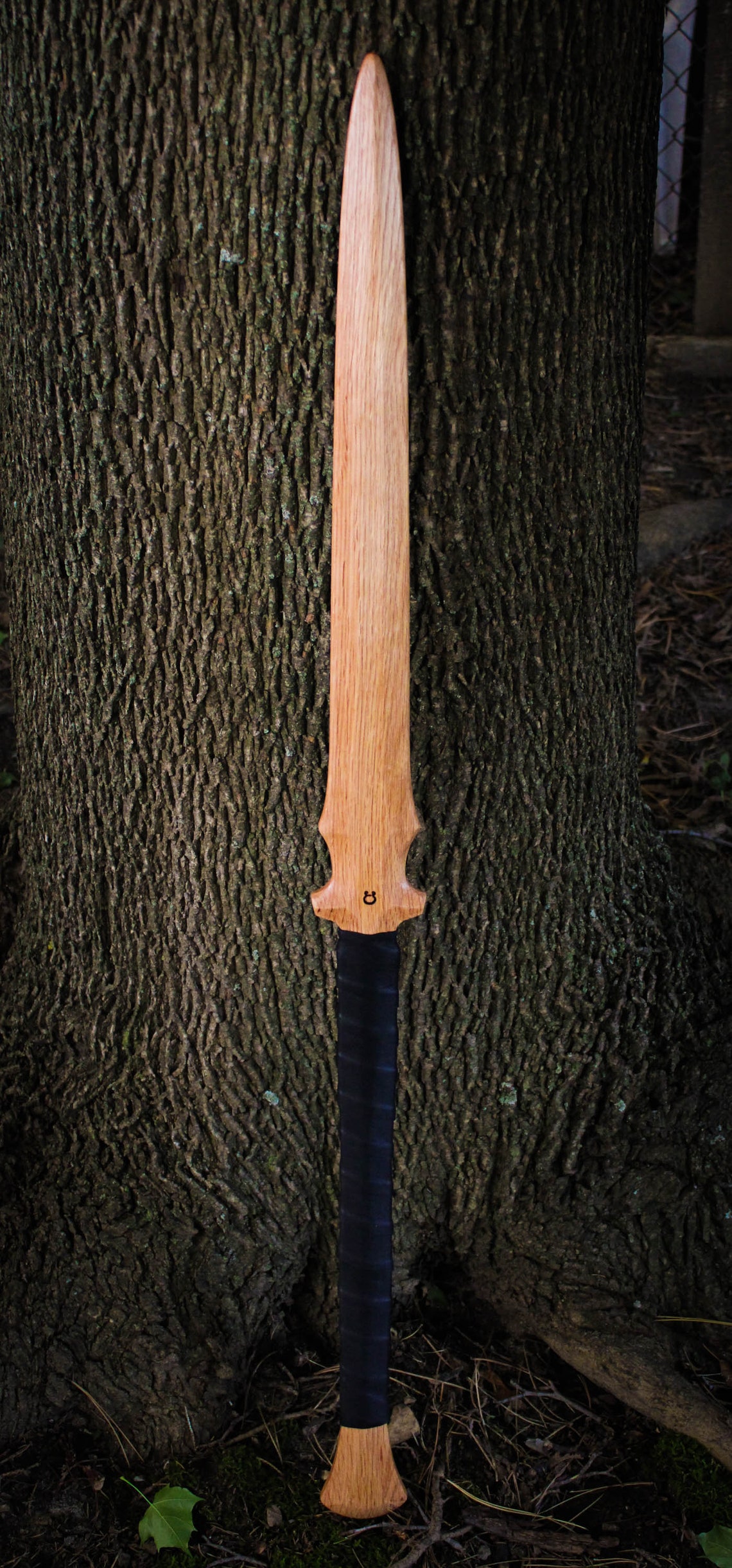 Vanguard Wooden Sword Staff Hybrid Spear Sword Long Grip Etsy