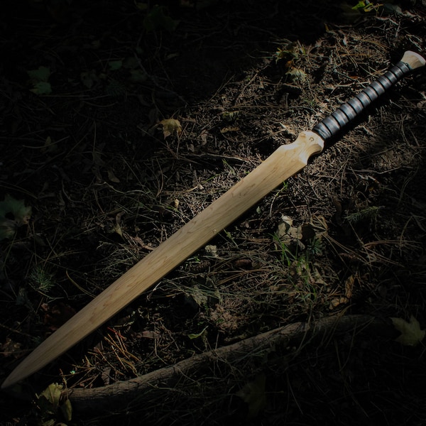 Wooden Sword Etsy