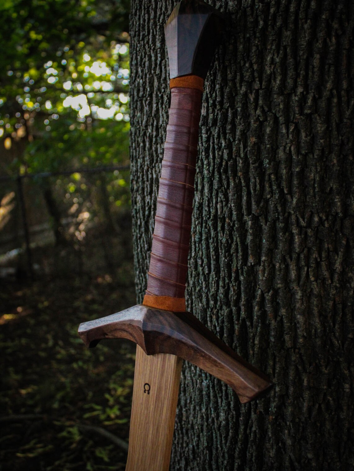 Ignis Flamberge Wooden Training Longsword Wooden Practice Etsy