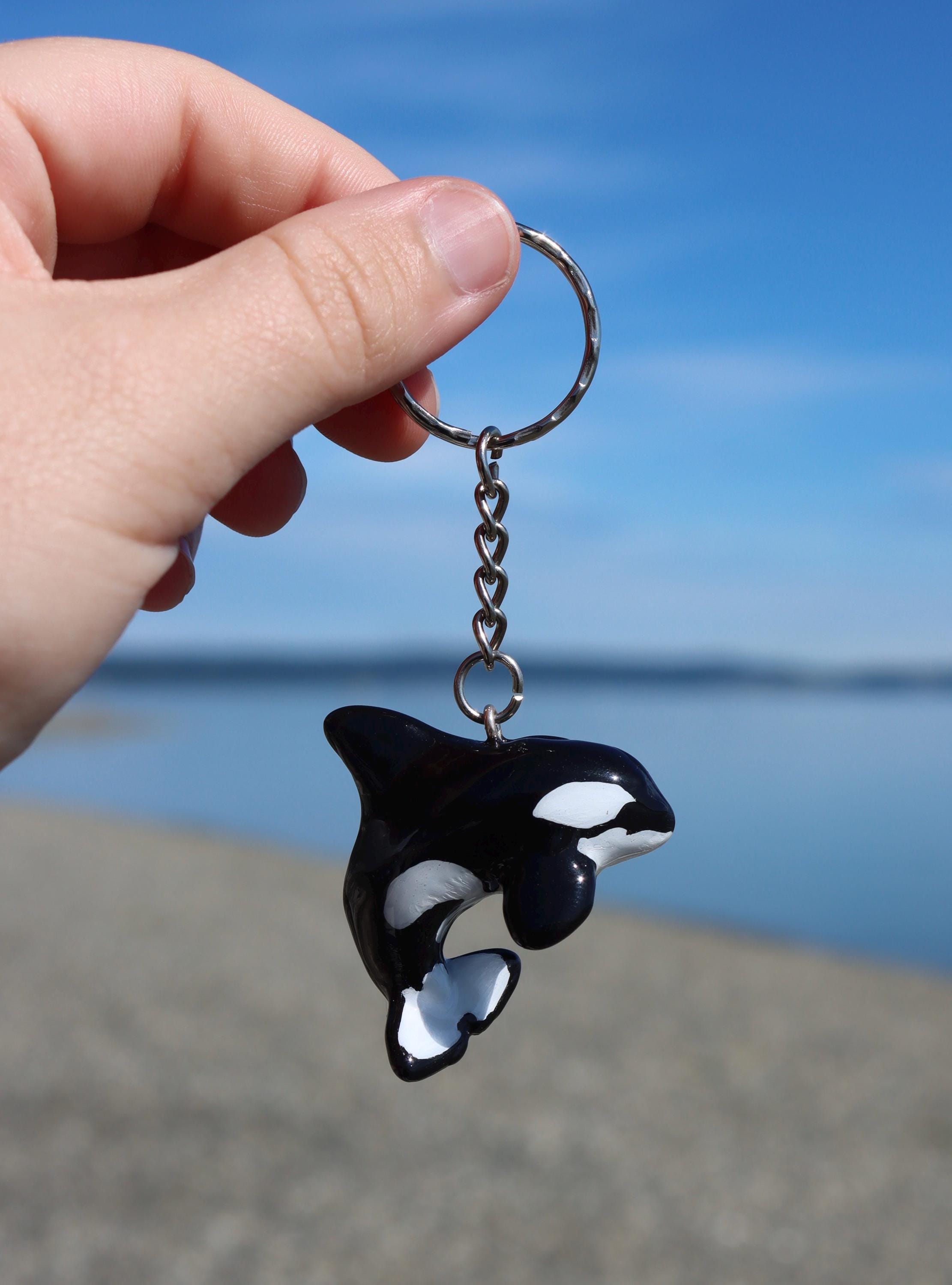 Orca Keychain Pendant - Etsy