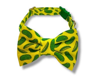 Pickles Cat Bow Tie Collar: Fun Breakaway Collar