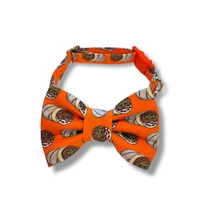 Burrito Cat Bow Tie Collar: Fun Breakaway Collar