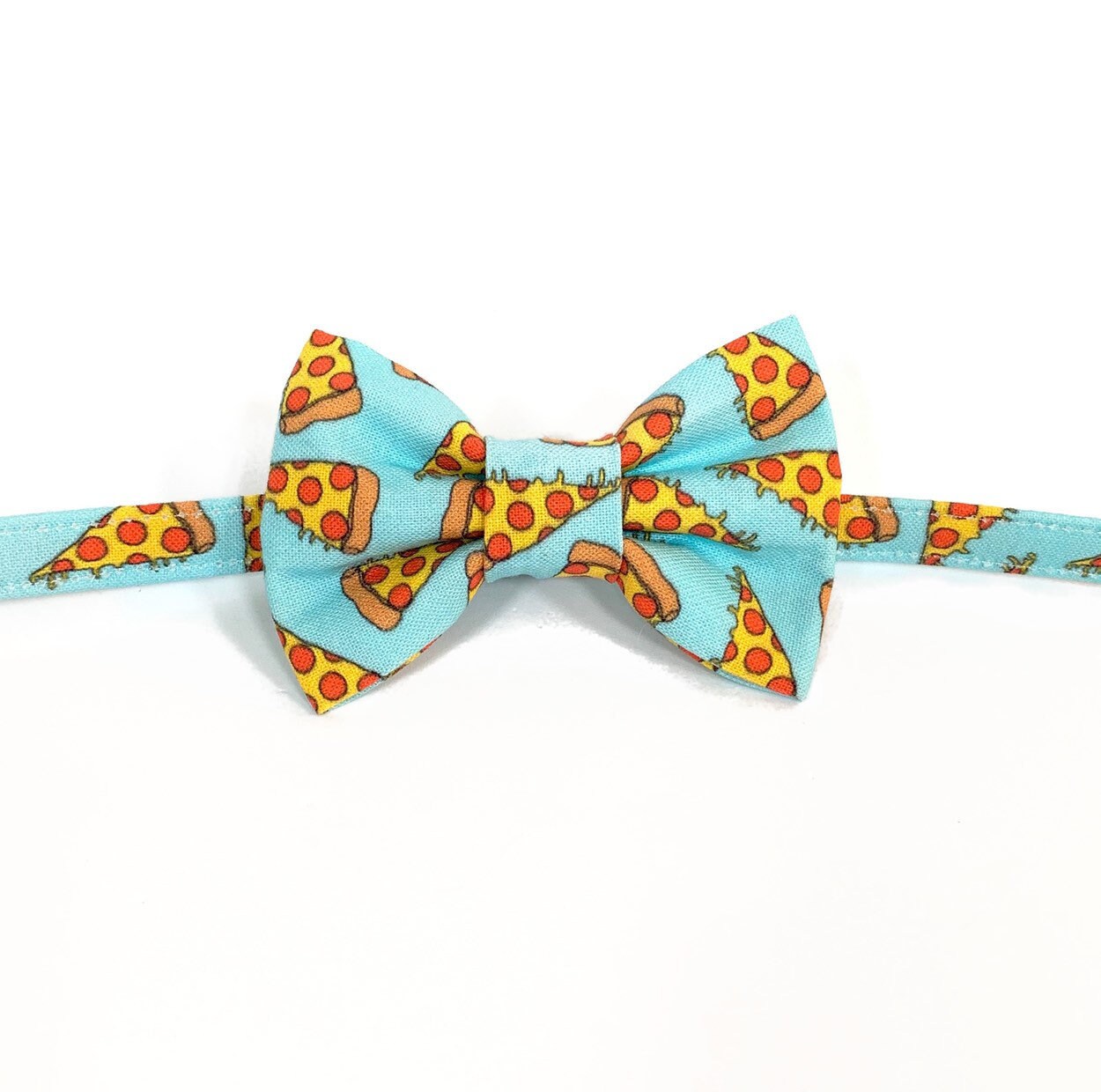 Pizza Cat Bow Tie Collar Blue Pizza Cat Collar Bow Tie Etsy