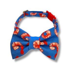 Shrimp Cat Bow Tie Collar: Fun Breakaway Collar