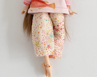 Blythe Doll Pants:  Liberty cotton