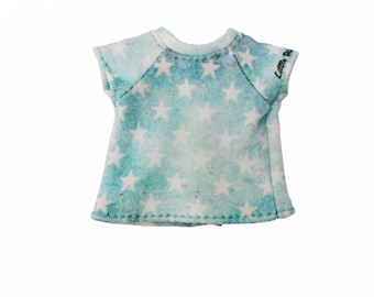 Organic Cotton Blythe T-shirt: Vintage Stars Print