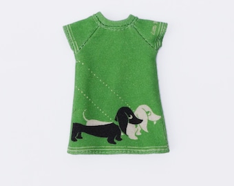 Blythe Doll Dress, 60s Style, Dachshund