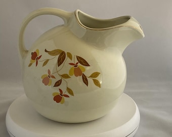 Vintage Mid Century HALL Superior Kitchenware Autumn Leaves