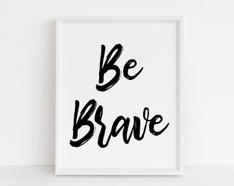 Fortune Favors the Brave Printable Art Man Cave Decor Manly - Etsy