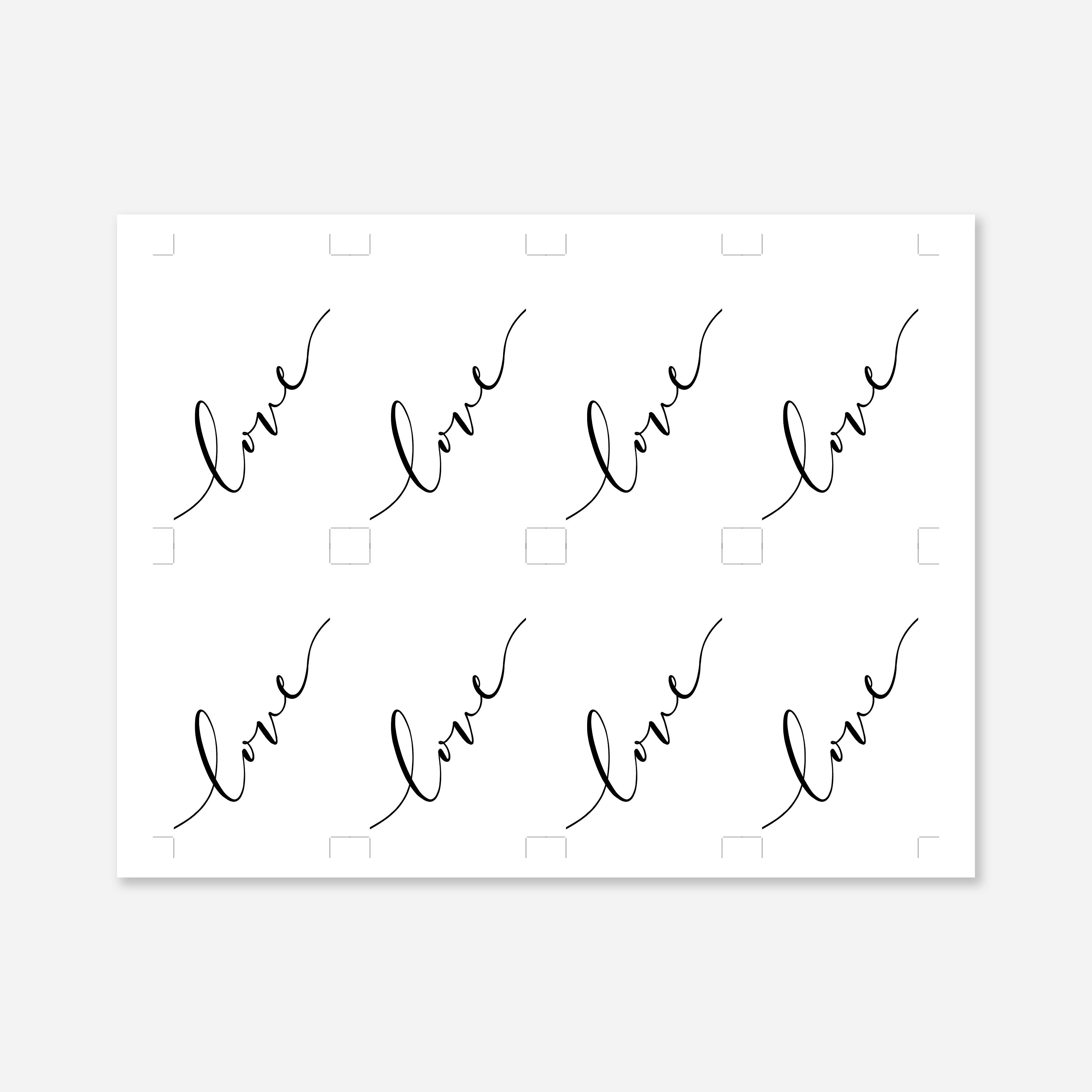 Love Gift Tags Black and White Valentine Tag Quote Gift Tag - Etsy