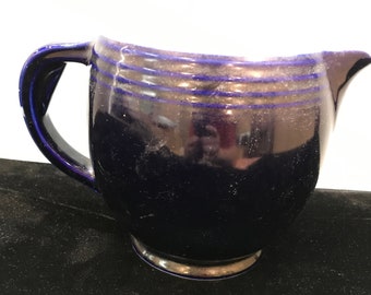 Cobalt blue water jug