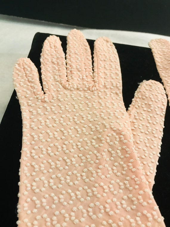 Vintage pink Kayser gloves - image 3