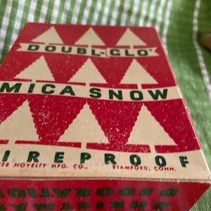 Christmas decoration mica snow