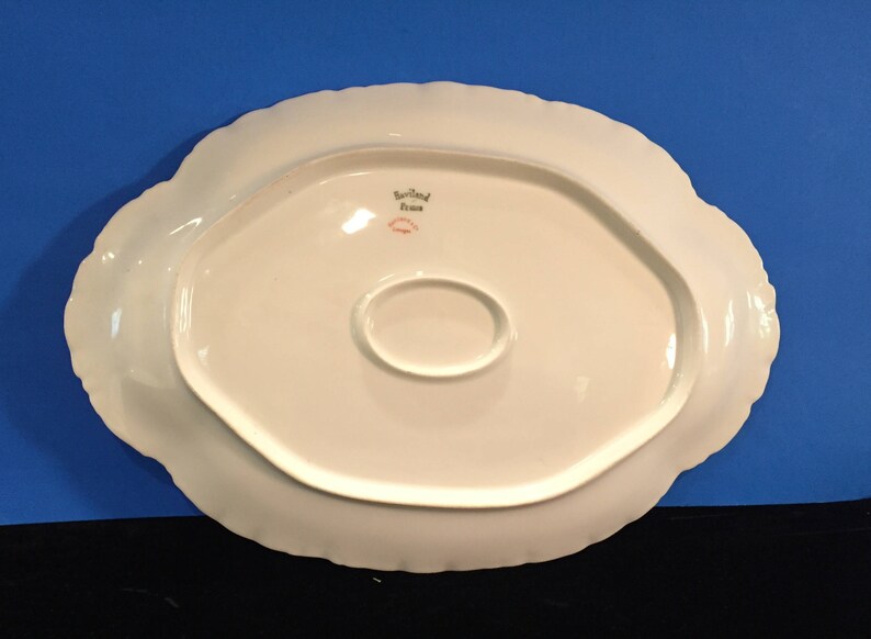 Antique Haviland Limoges Clover and Shamrock Platter Trimmed Etsy