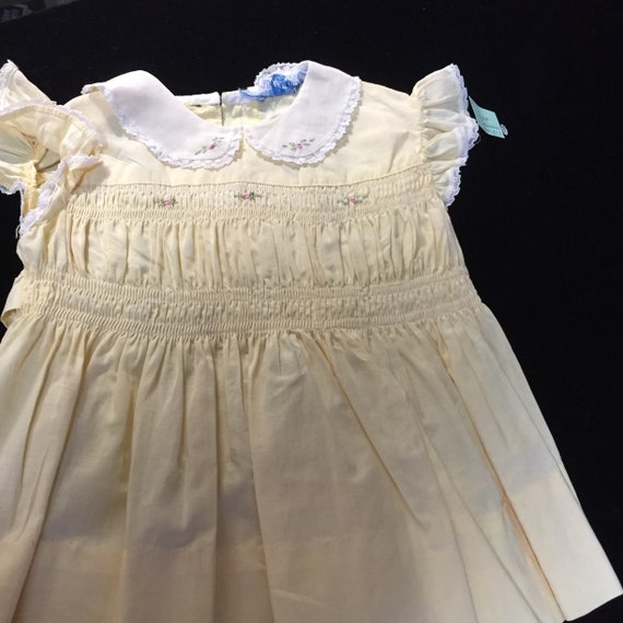 Vintage Smocked baby dress - image 1