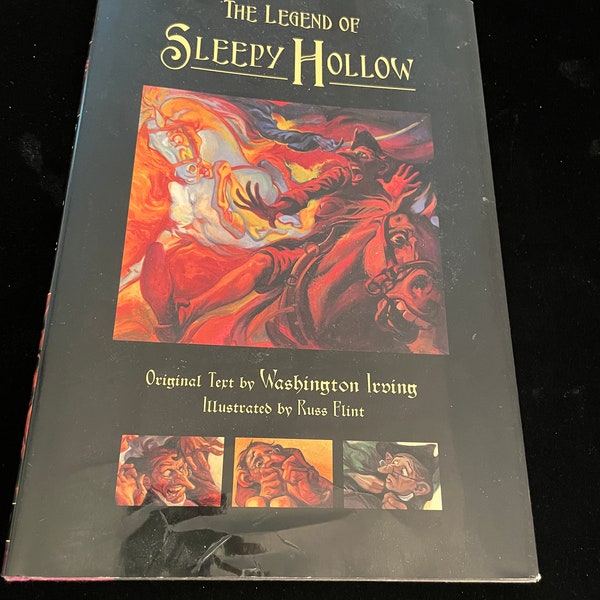 Boek "The Legend of Sleepy Hollow", geïllustreerd door Russ Flint