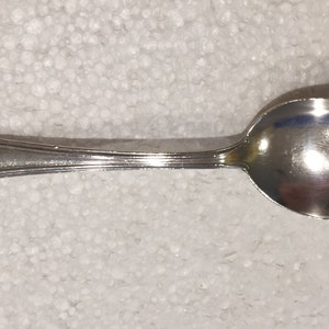 Antique Sterling Silver Teaspoon Monogrammed EMN