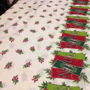 Vintage Christmas Fabric